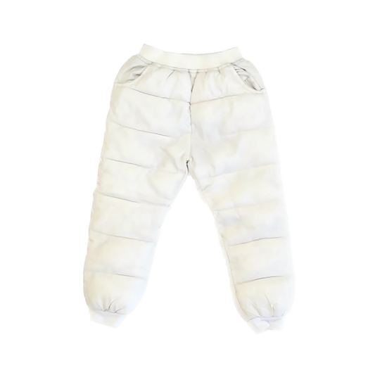 Unknown Unisex Off White Snow Pants Size: 5-7 Years Off White