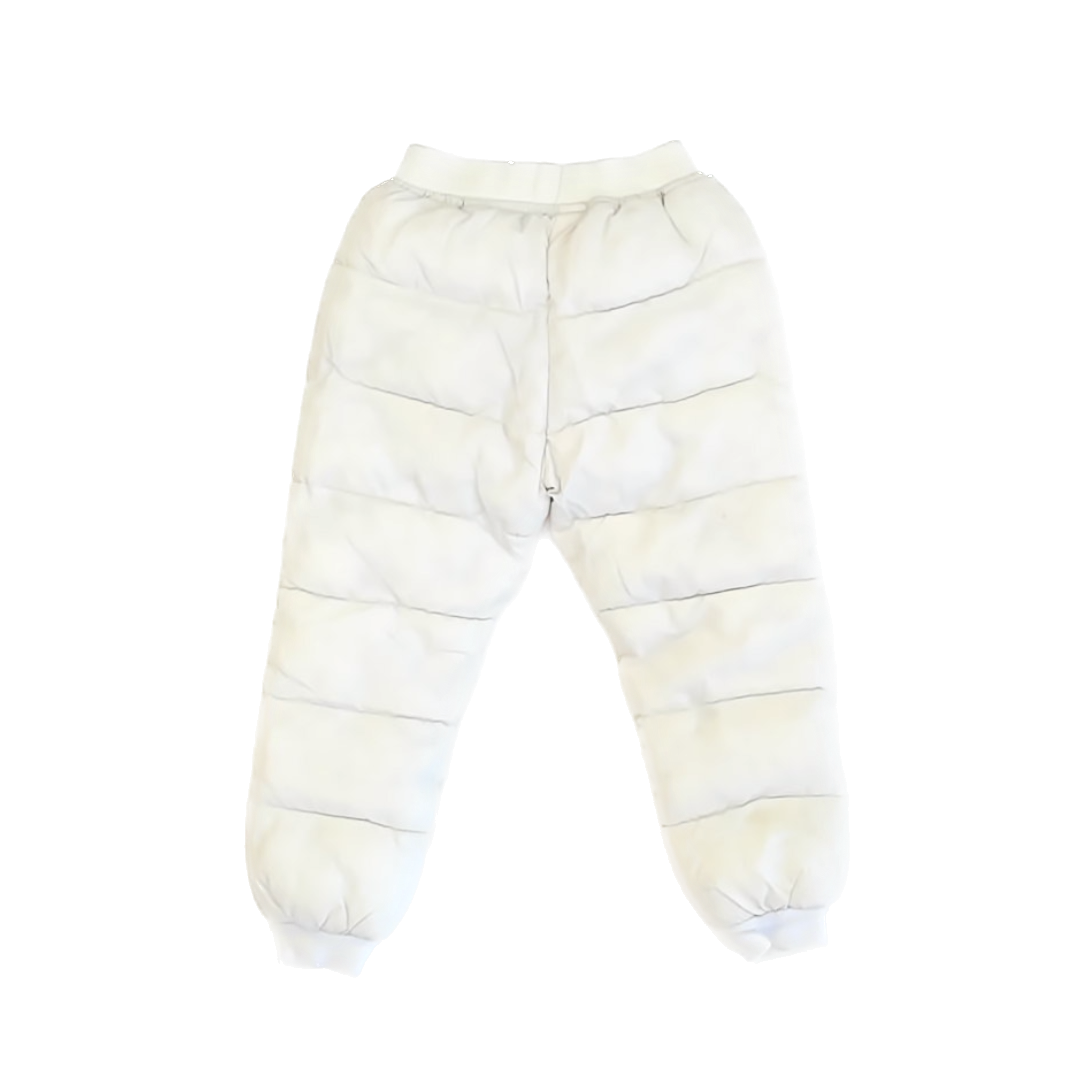Unknown Unisex Off White Snow Pants Size: 5-7 Years Off White