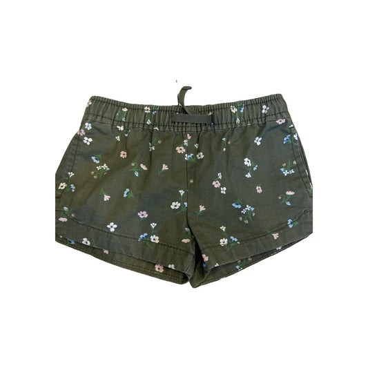 Carters Girls Olive | Flowers Shorts Size: 24 months Olive | Flowers
