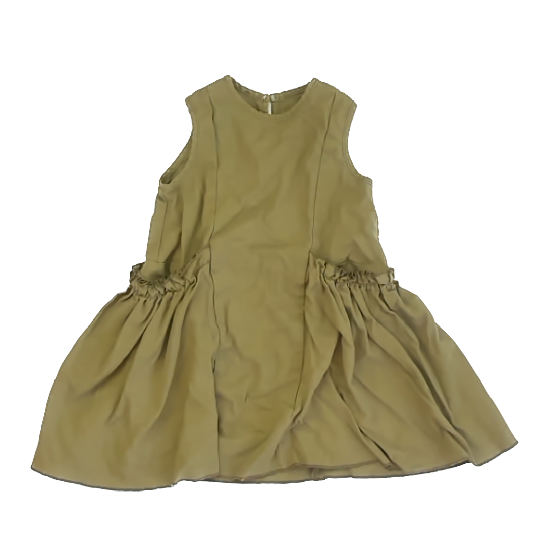 Dazy Kids Girls Olive Green Dress Size: 4T Olive Green
