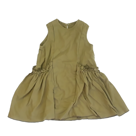Dazy Kids Girls Olive Green Dress Size: 4T Olive Green