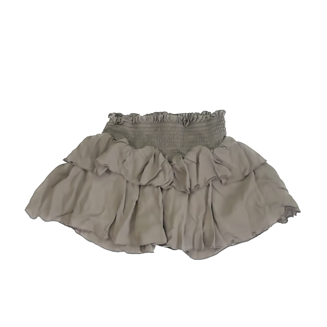 Katie J Girls Olive Green Skirt Size: L Olive Green
