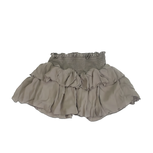 Katie J Girls Olive Green Skirt Size: L Olive Green