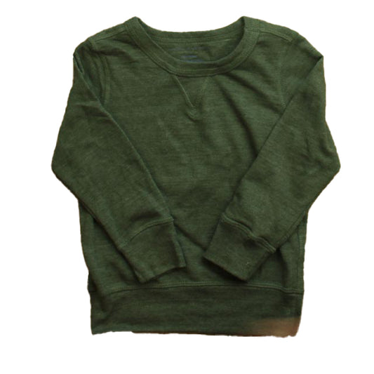 Rockets Of Awesome Boys Olive Green Long Sleeve Shirt Size: 4-5T