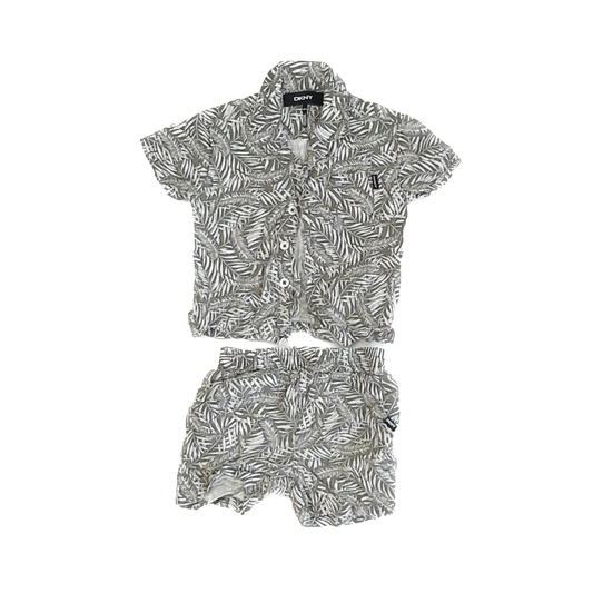 DKNY Boys Olive Leaves Apparel Sets Size: 18 Months Olive Leaves