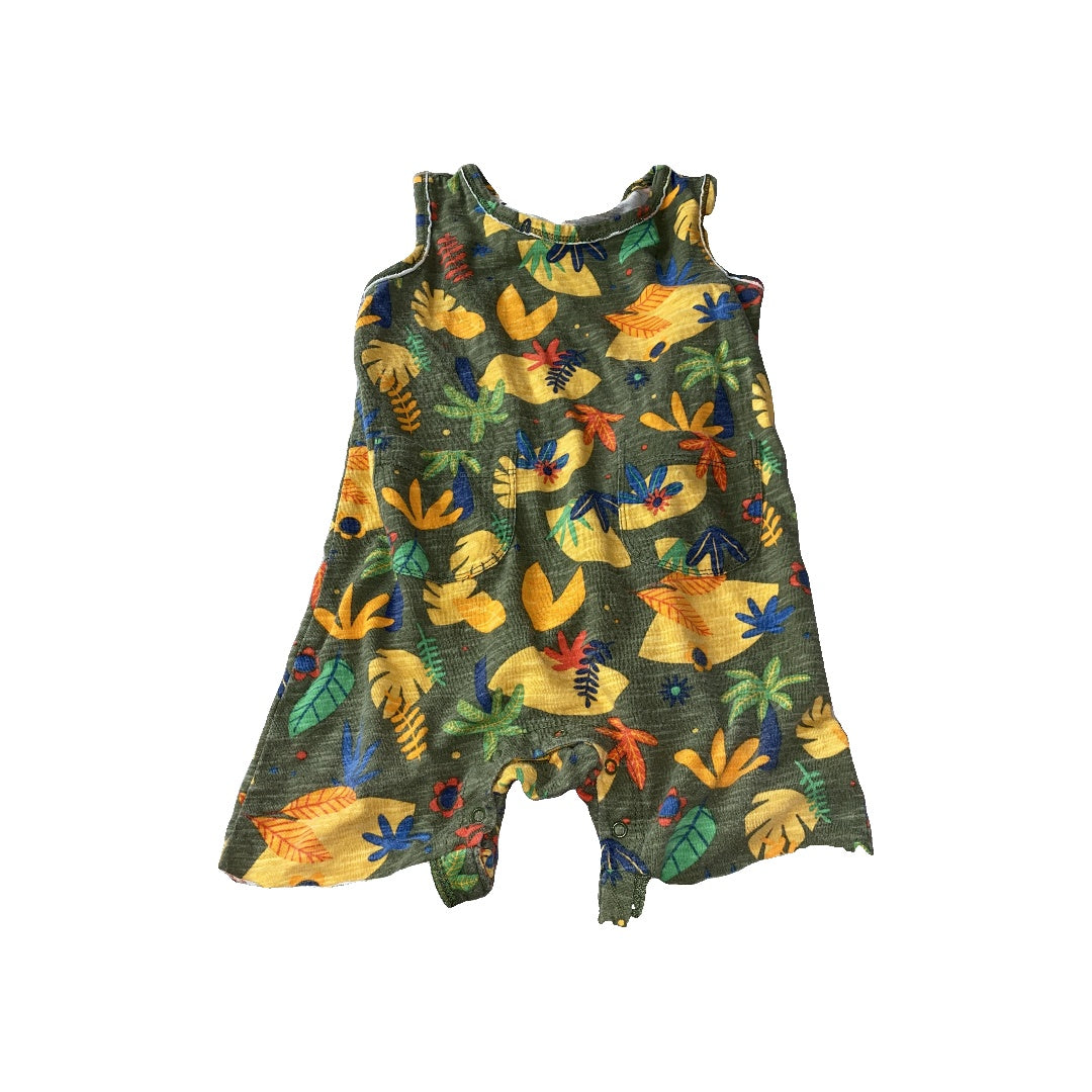 Tucker + Tate Boys Olive | Pattern Romper Size: 18 months Olive | Pattern