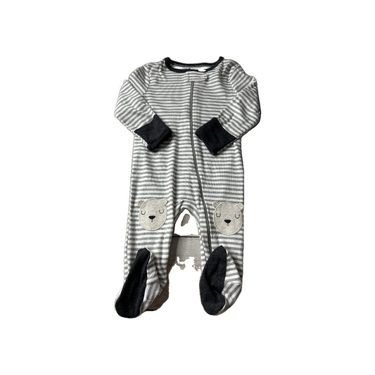Cloud Island Unisex Olive | Stripe Pajamas Size: 6-9 months Olive | Stripe