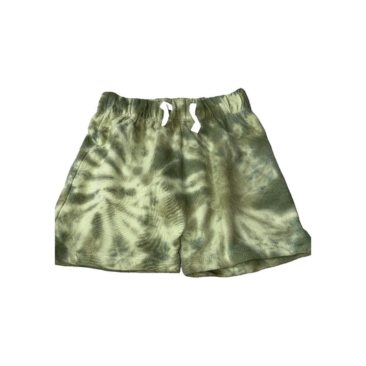 Honest co Boys Olive | Tie Dye Shorts Size: 24 months Olive | Tie Dye