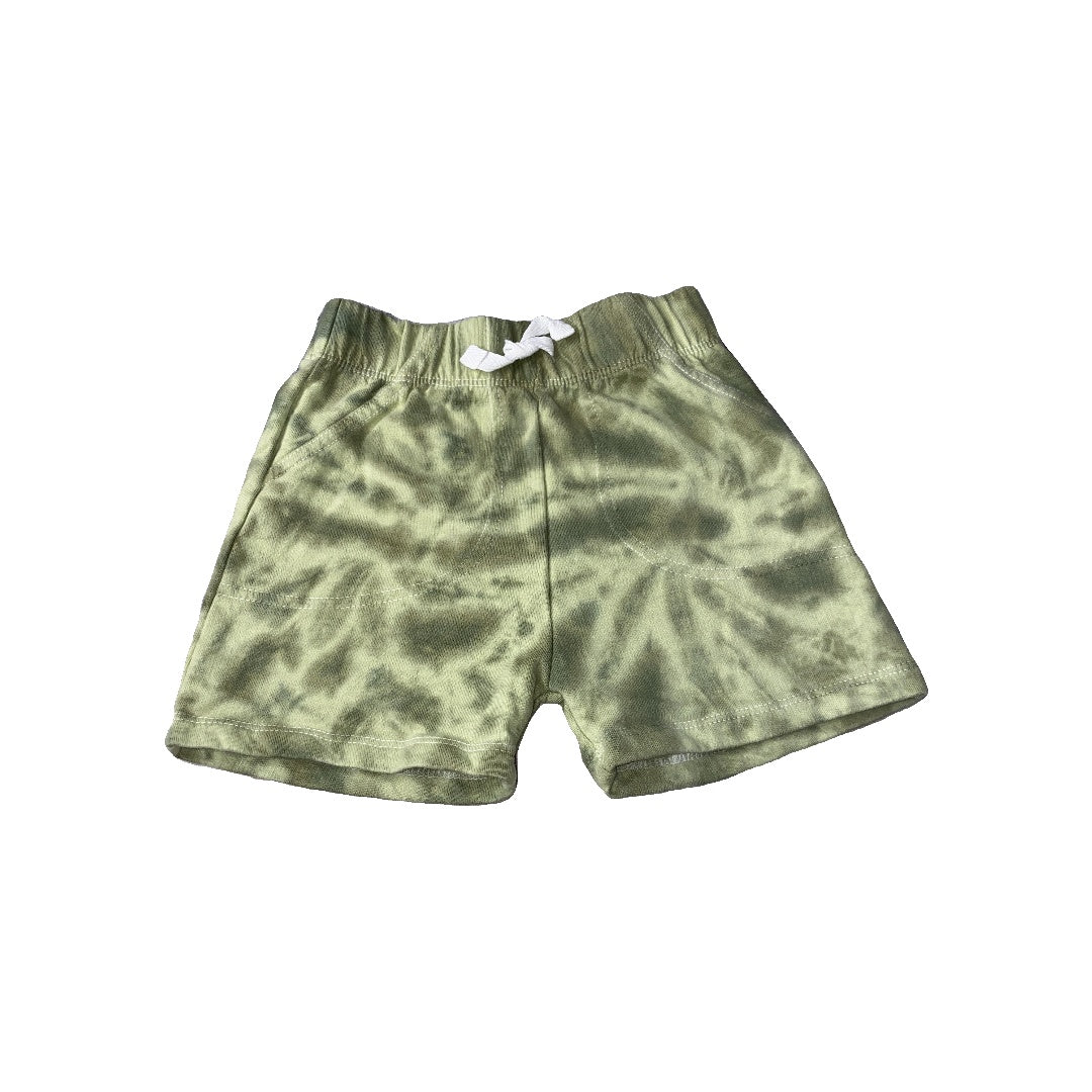 Honest co Boys Olive | Tie Dye Shorts Size: 18 months Olive | Tie Dye