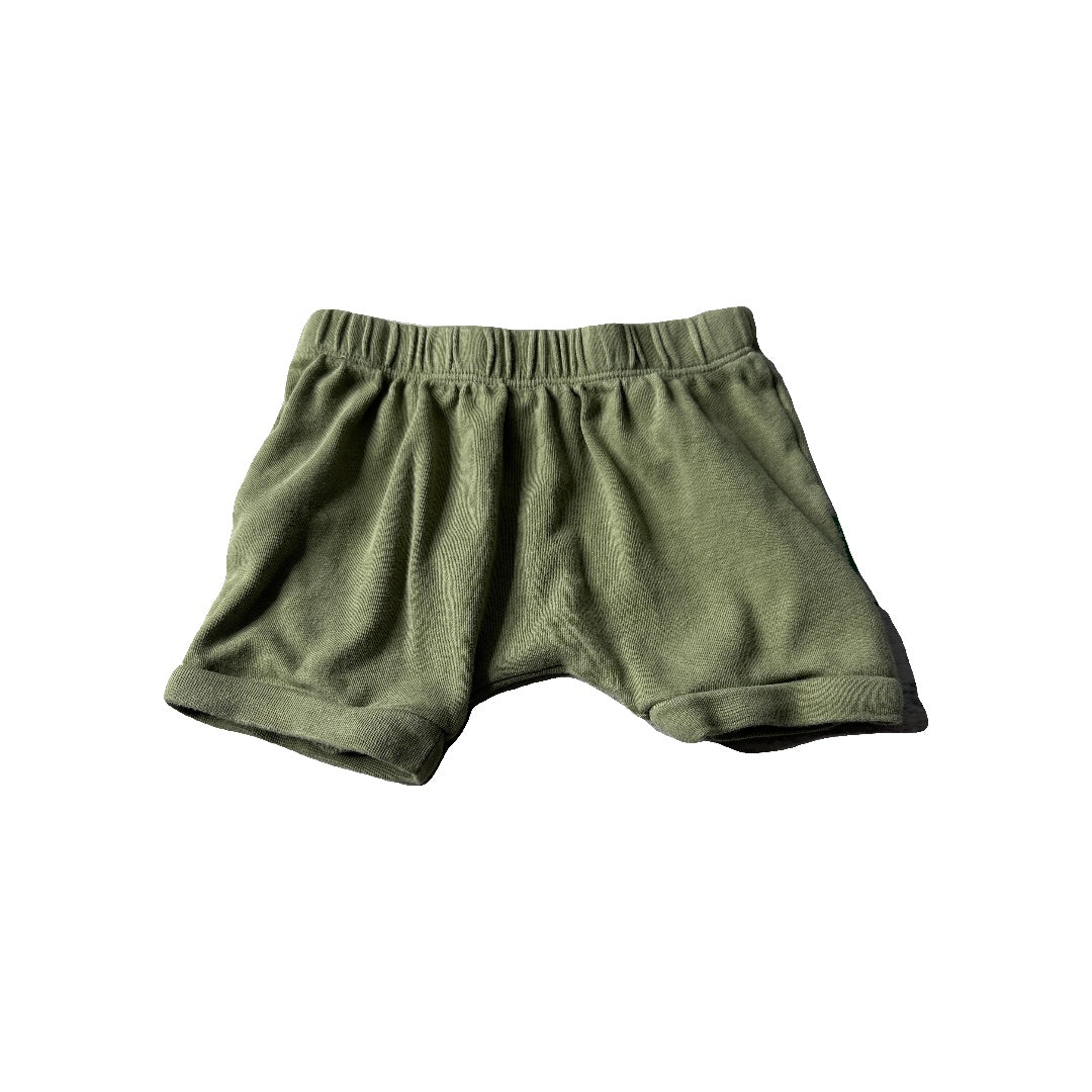 Parade Unisex Olive Shorts Size: 6-12 months Olive