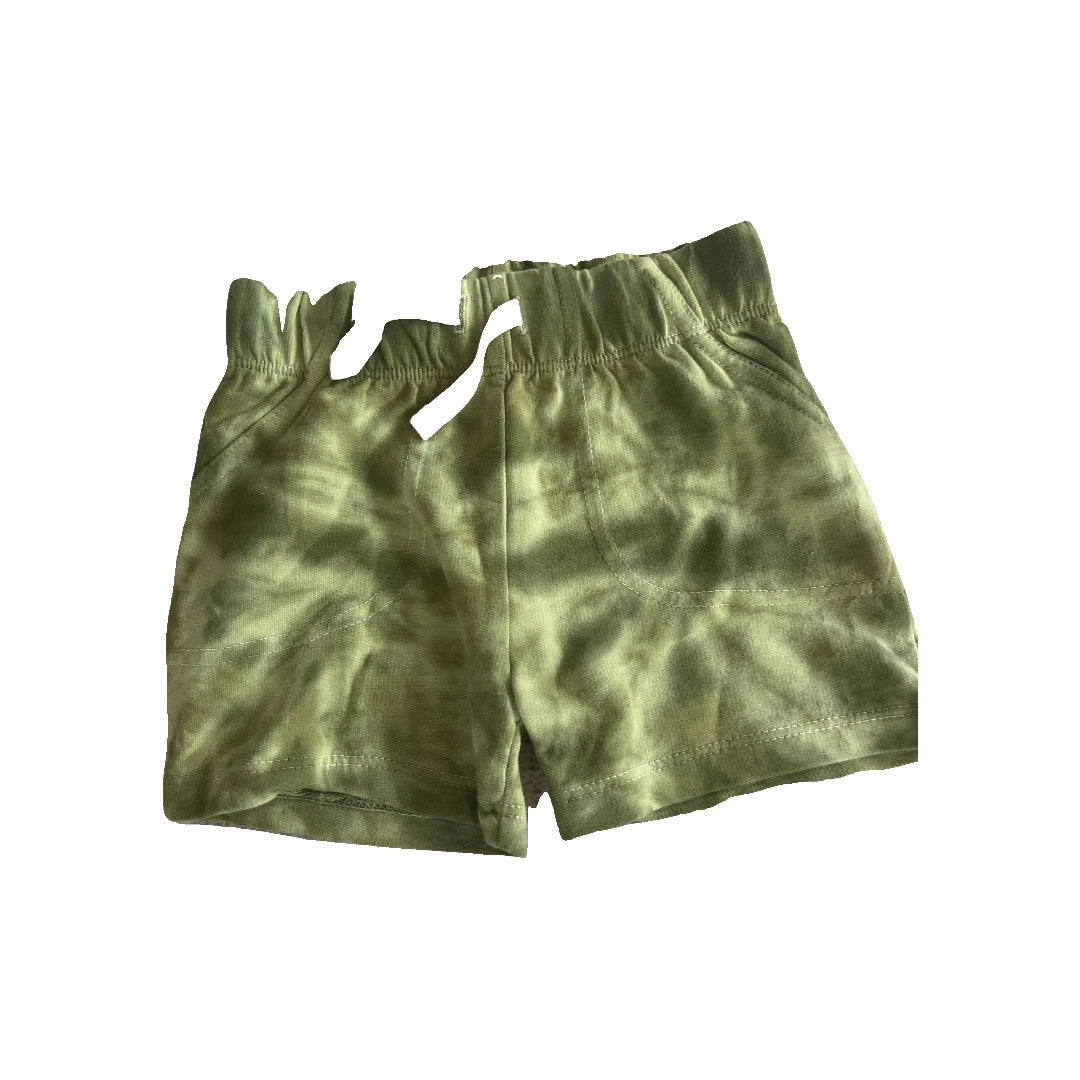 Honest co Unisex Olive Shorts Size: 12 months Olive