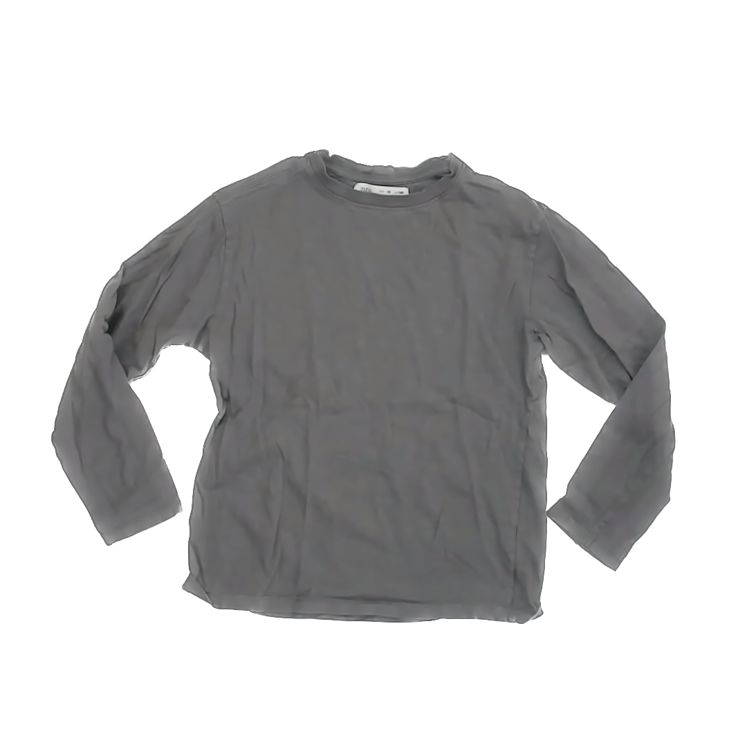 Zara Boys Olive Long Sleeve T-Shirt Size: 10 Years Olive