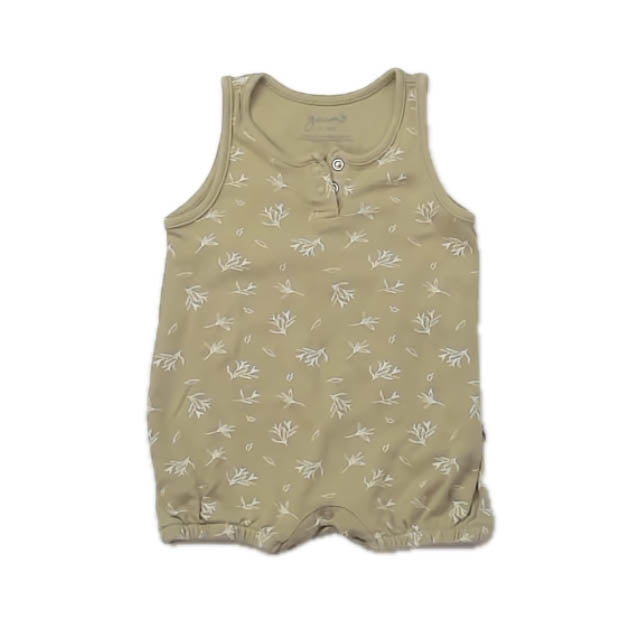 Goumi Boys Olive Romper Size: 6-12 Months Olive