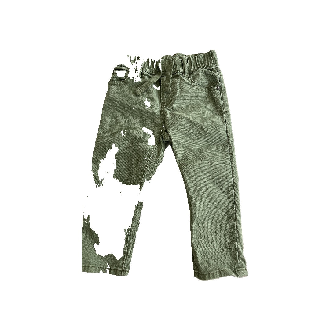 Gap Boys Olive Pants Size: 18-24 months Olive