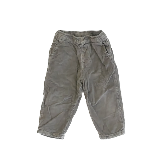 Zara Boys Olive Corduroy Pants Size: 18 Months Olive