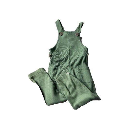 Finn + Emma Unisex Olive Overalls Size: 2T Olive