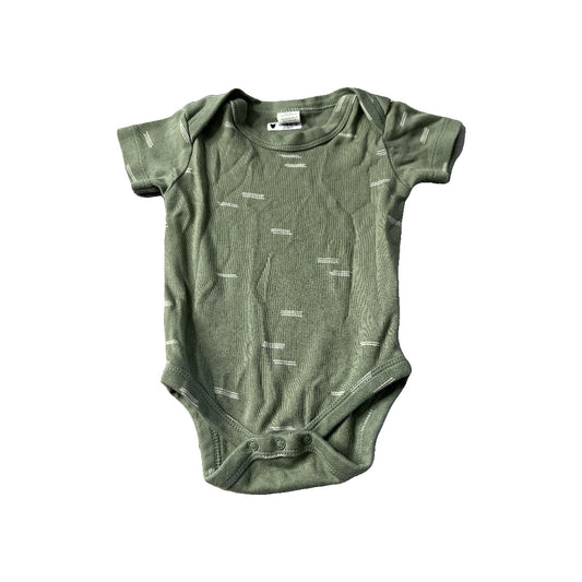 Colored Organics Unisex Olive Onesie Size: 3-6 months Olive
