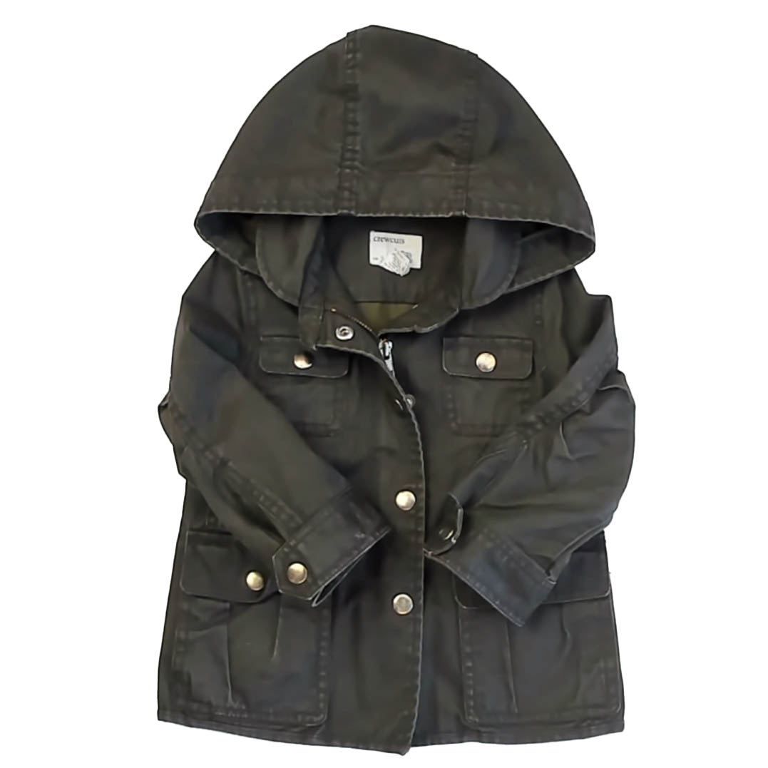 Crewcuts Boys Olive Jacket Size: 2T Olive