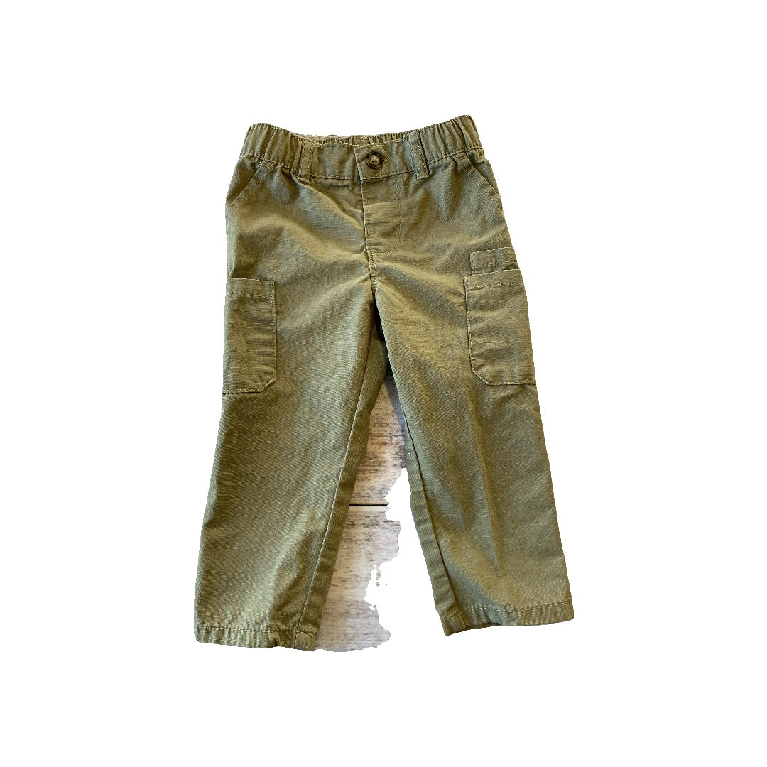 Carters Boys Olive Pants Size: 18 months Olive
