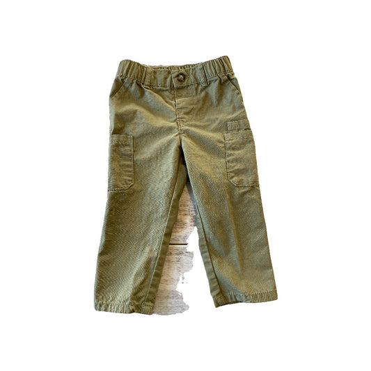 Carters Boys Olive Pants Size: 18 months Olive