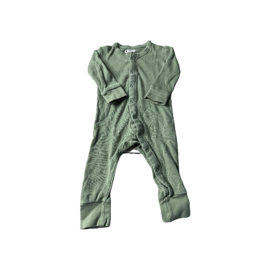 Colored Organics Unisex Olive Long Sleeve Outfit Size: 3-6 months Olive