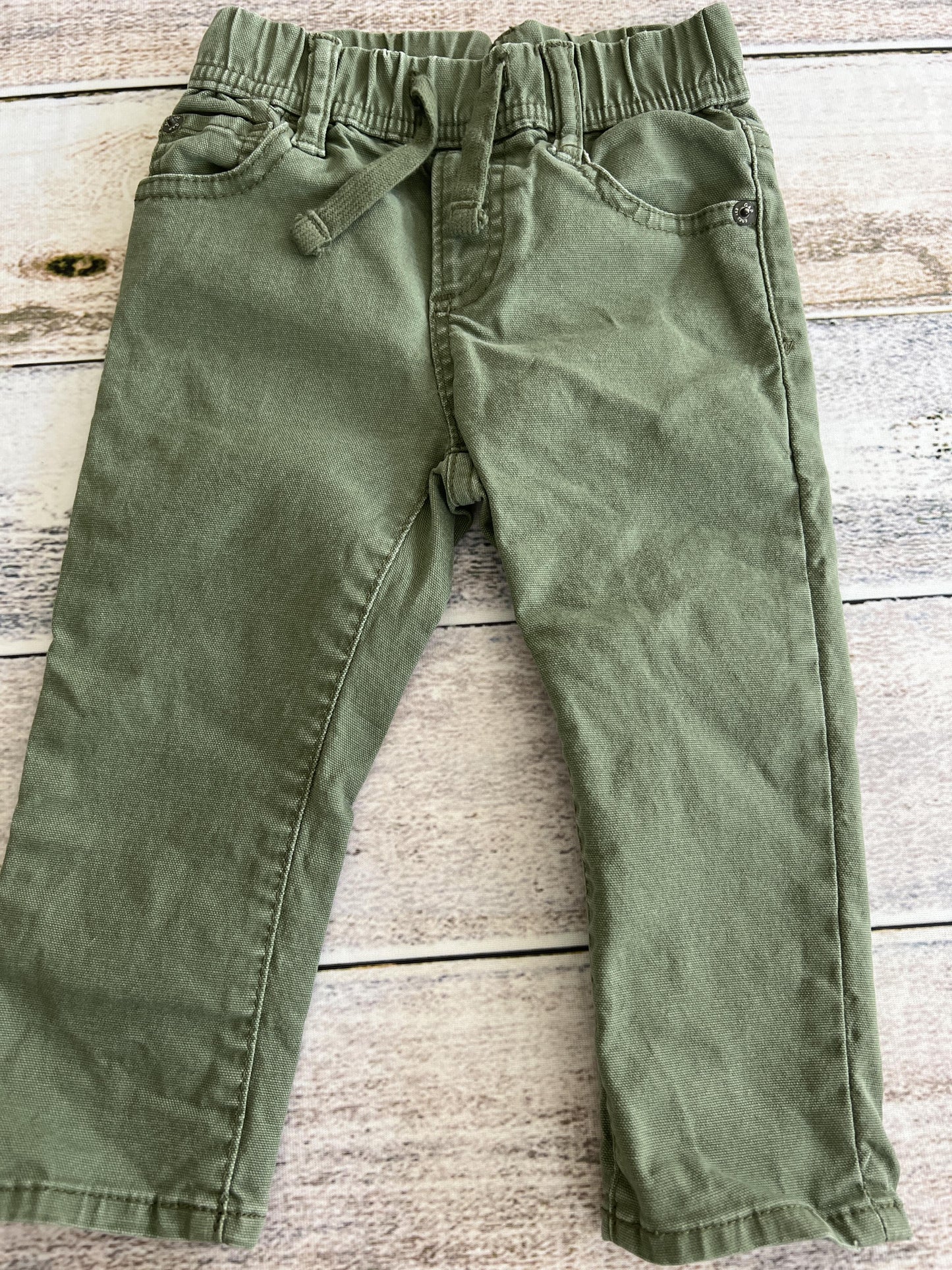 Gap Boys Olive Pants Size: 18-24 months Olive