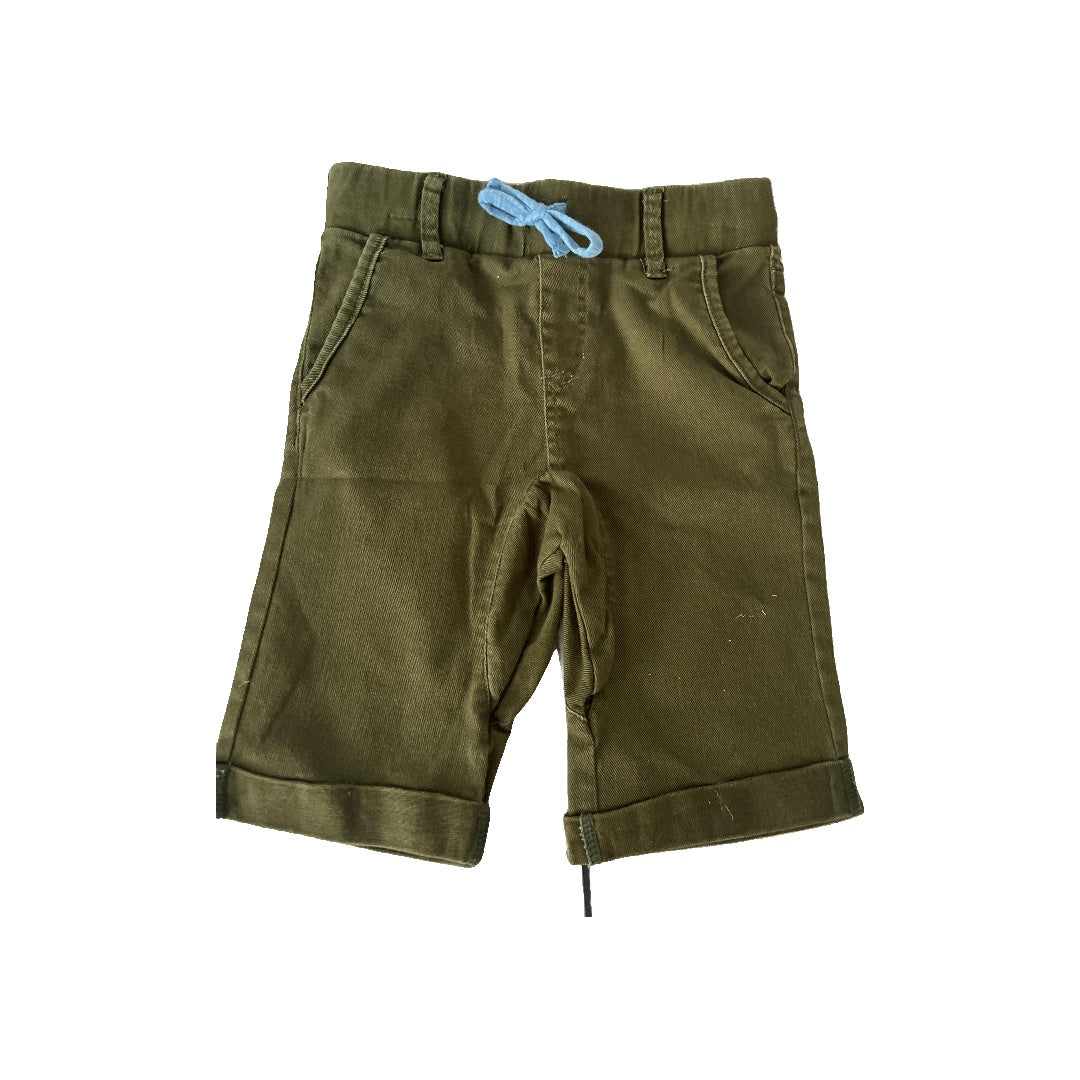 Miki miette Boys Olive Shorts Size: 4T Olive