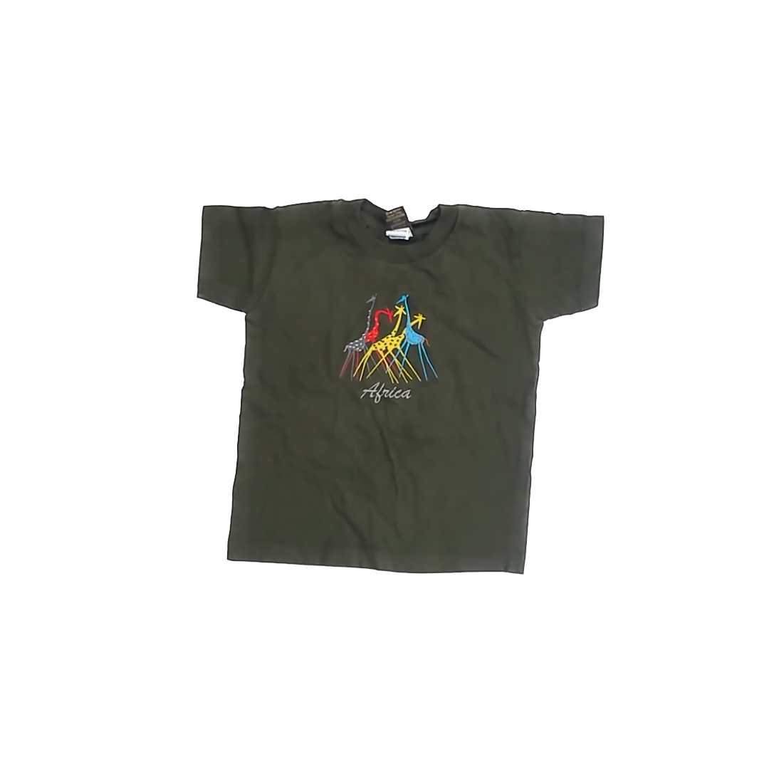 Punch Design Boys Olive T-Shirt Size: 2T Olive