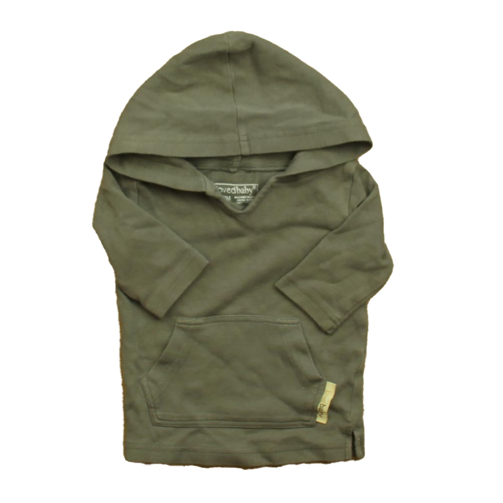 L'oved Baby Unisex Olive Long Sleeve Shirt Size: 9-12 Months Olive