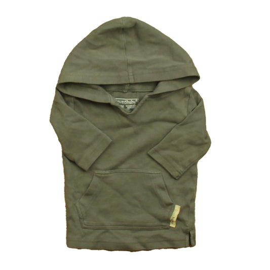 L'oved Baby Unisex Olive Long Sleeve Shirt Size: 9-12 Months Olive