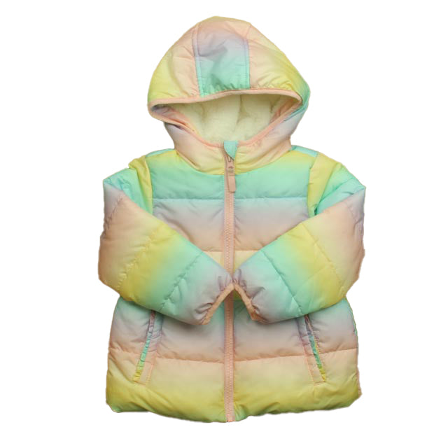 Wonder Nation Girls Ombre Winter Coat Size: 3T