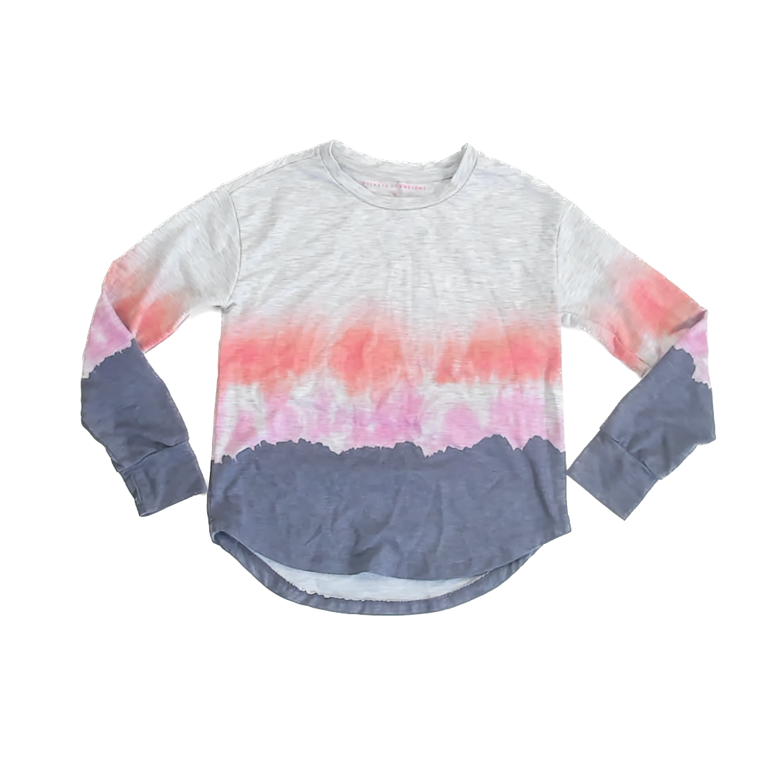 Rockets Of Awesome Girls Ombre Sweatshirt Size: 7 Years Ombre