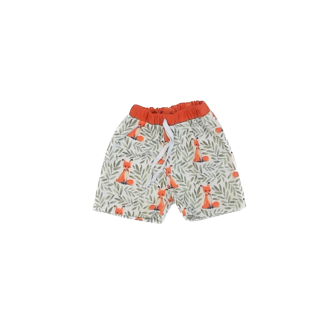 Unknown Boys Orang | Green | Fox Shorts Size: 100 (3T) Orang | Green | Fox