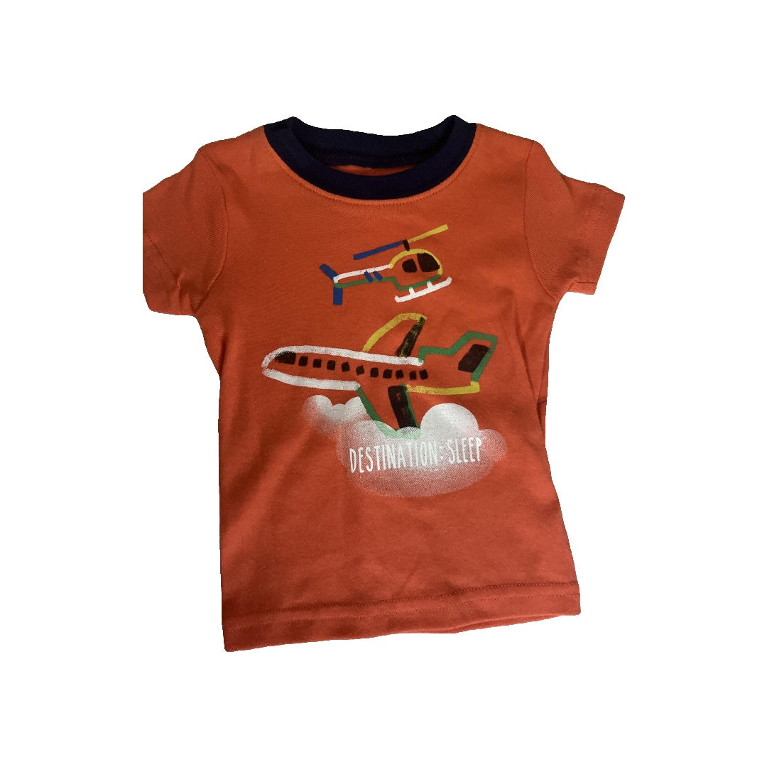 Carters Boys orange | airplanes Pajamas Size: 6 months orange | airplanes