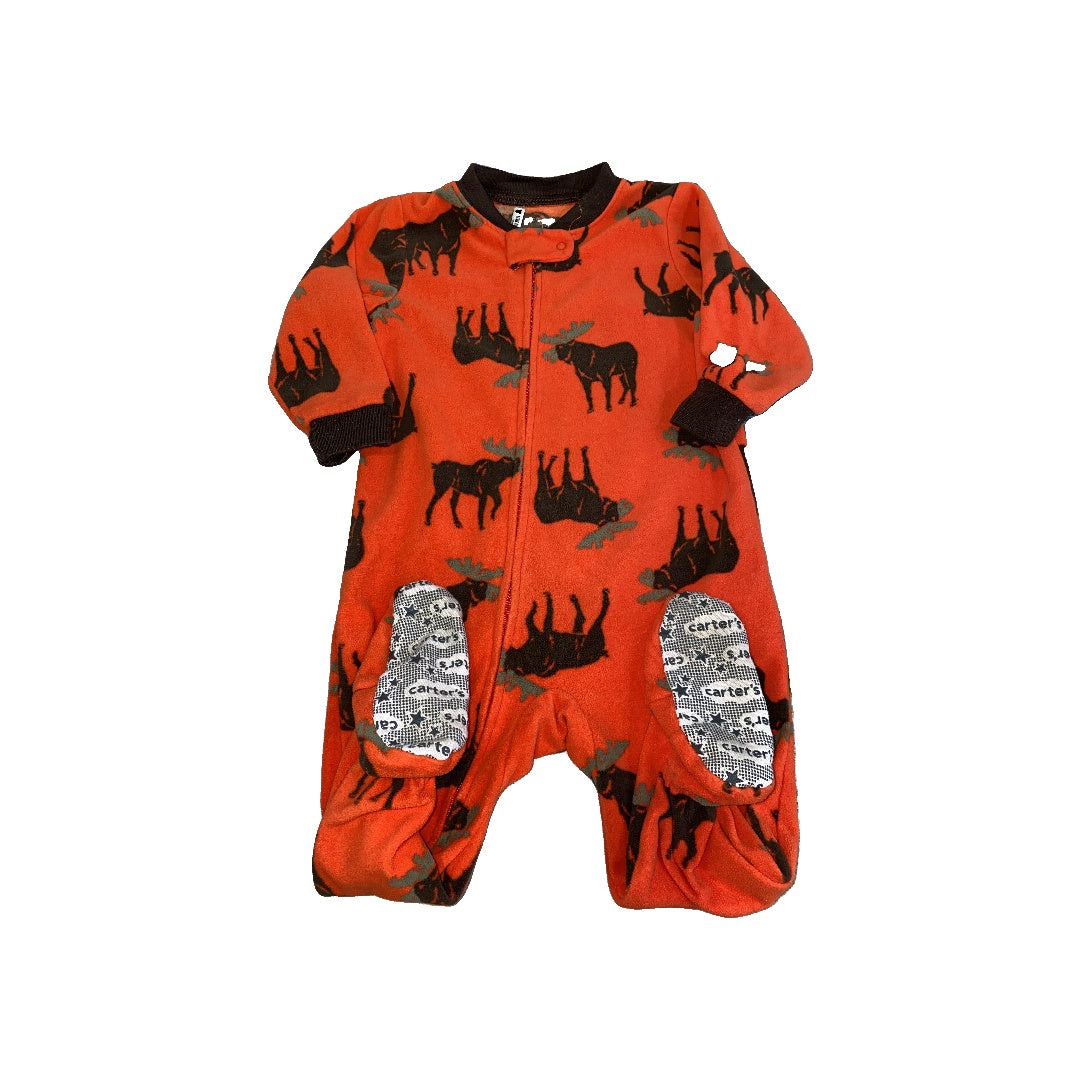 Carters Boys orange | animals Pajamas Size: 18 months orange | animals