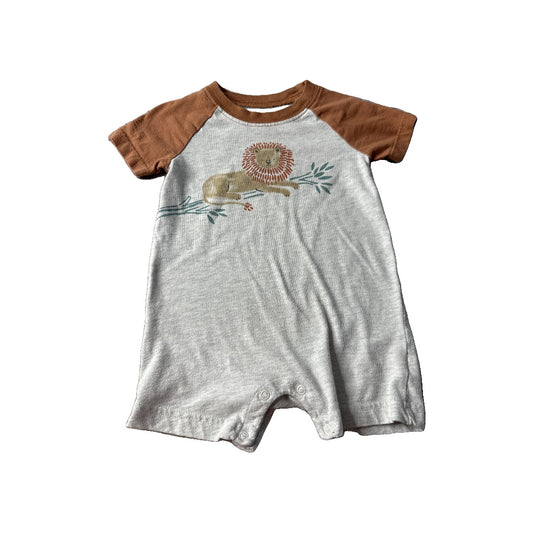 Carters Boys orange | animals Romper Size: 18 months orange | animals
