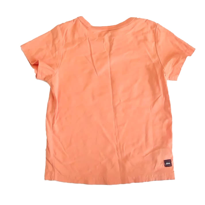 Tea Collection Girls Orange Anteater T-Shirt Size: 18-24 Months Orange Anteater