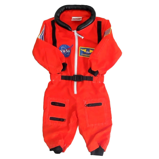 Get Real Gear Boys Orange Astronaut Suit Costume Size: 12-18 Months Orange Astronaut Suit