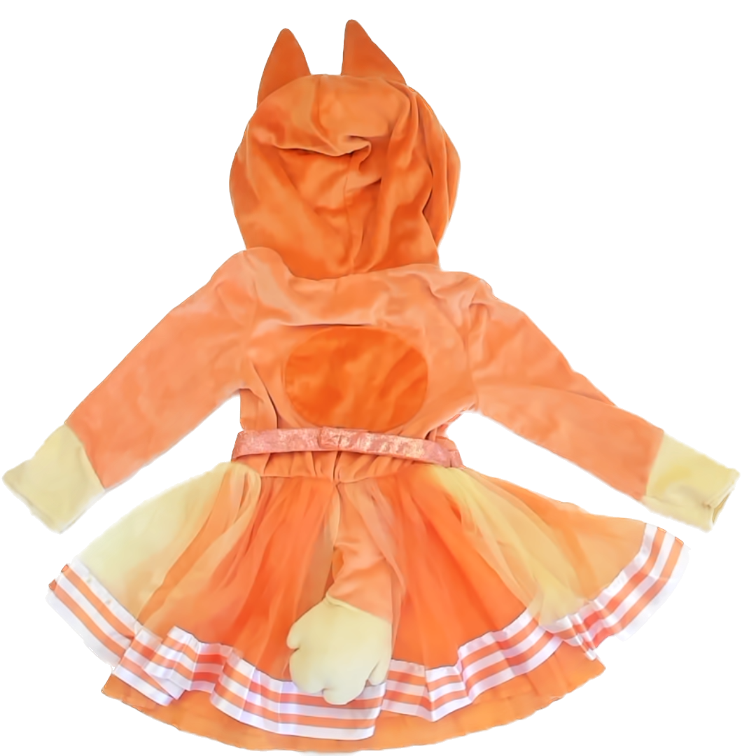 Bluey Girls Orange | Bingo Bluey Costume Size: 3-4T Orange | Bingo Bluey