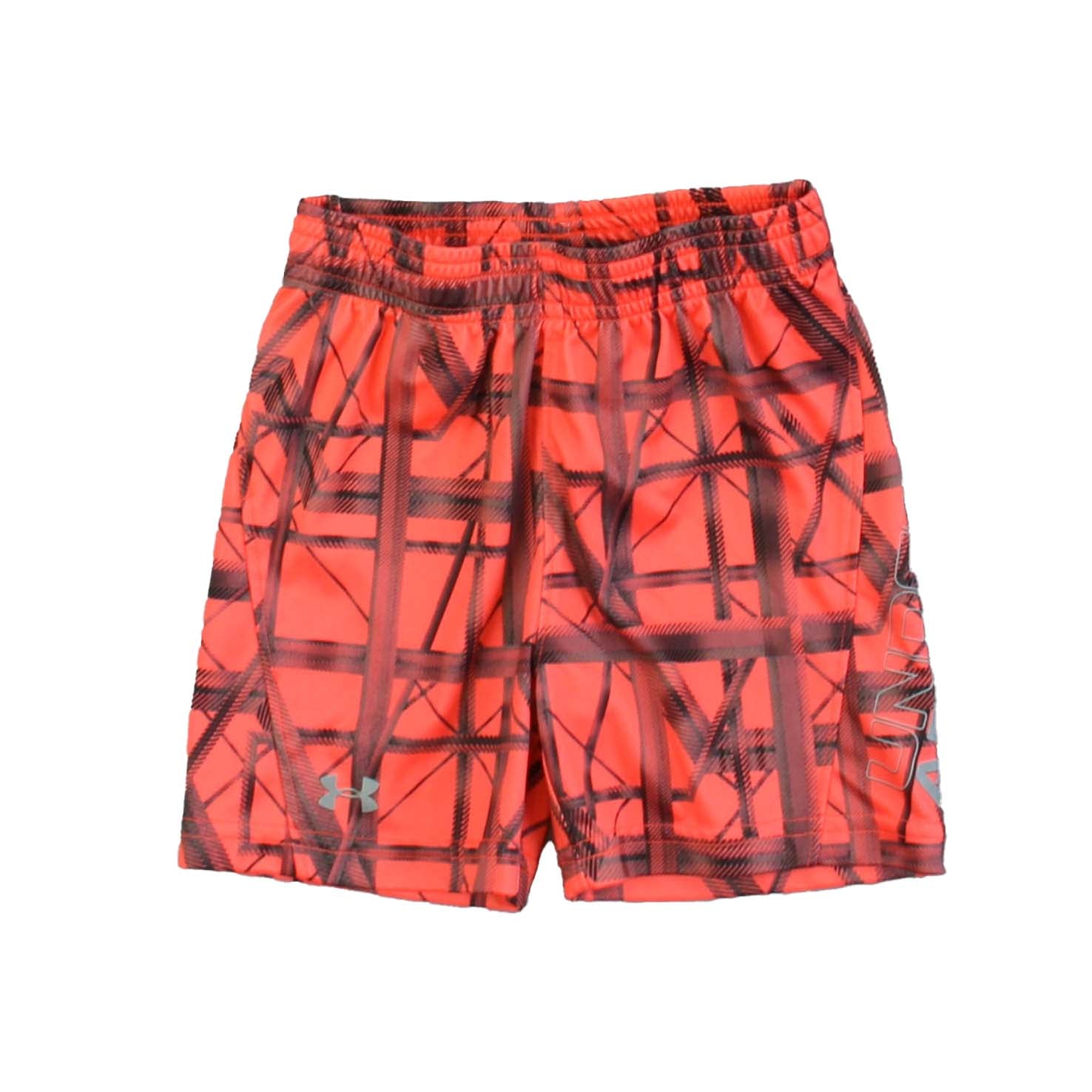 Under Armour Boys Orange | Black Athletic Shorts Size: 24 Months Orange | Black