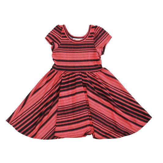 LuLaRoe Girls Orange | Black Dress Size: 2T Orange | Black