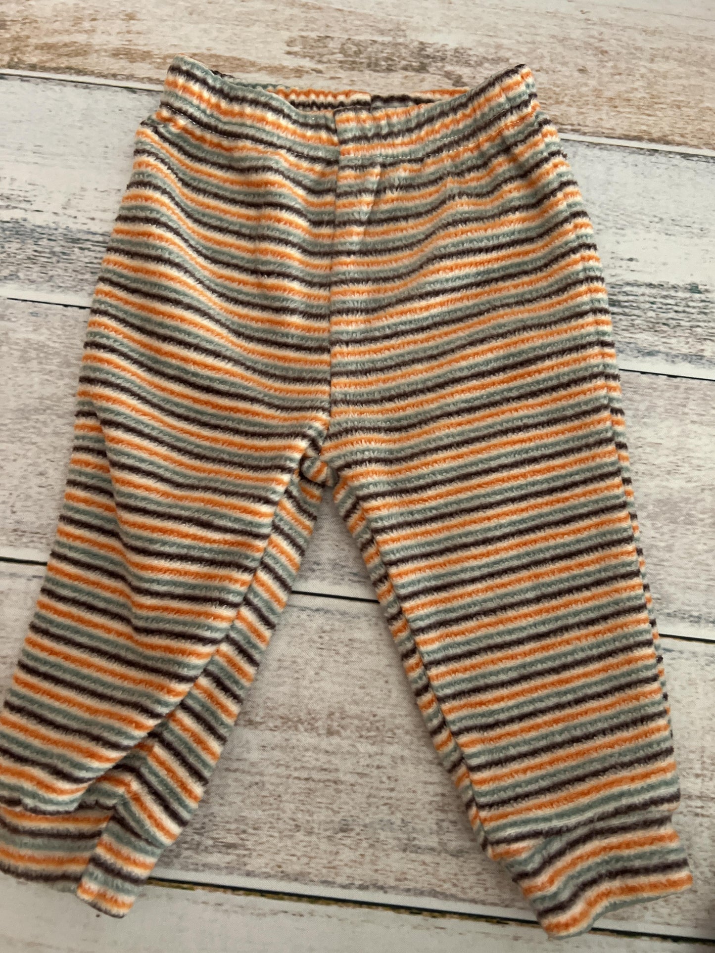 Chick Pea Boys orange | Blue | Stripe Pants Size: 6-9 months orange | Blue | Stripe