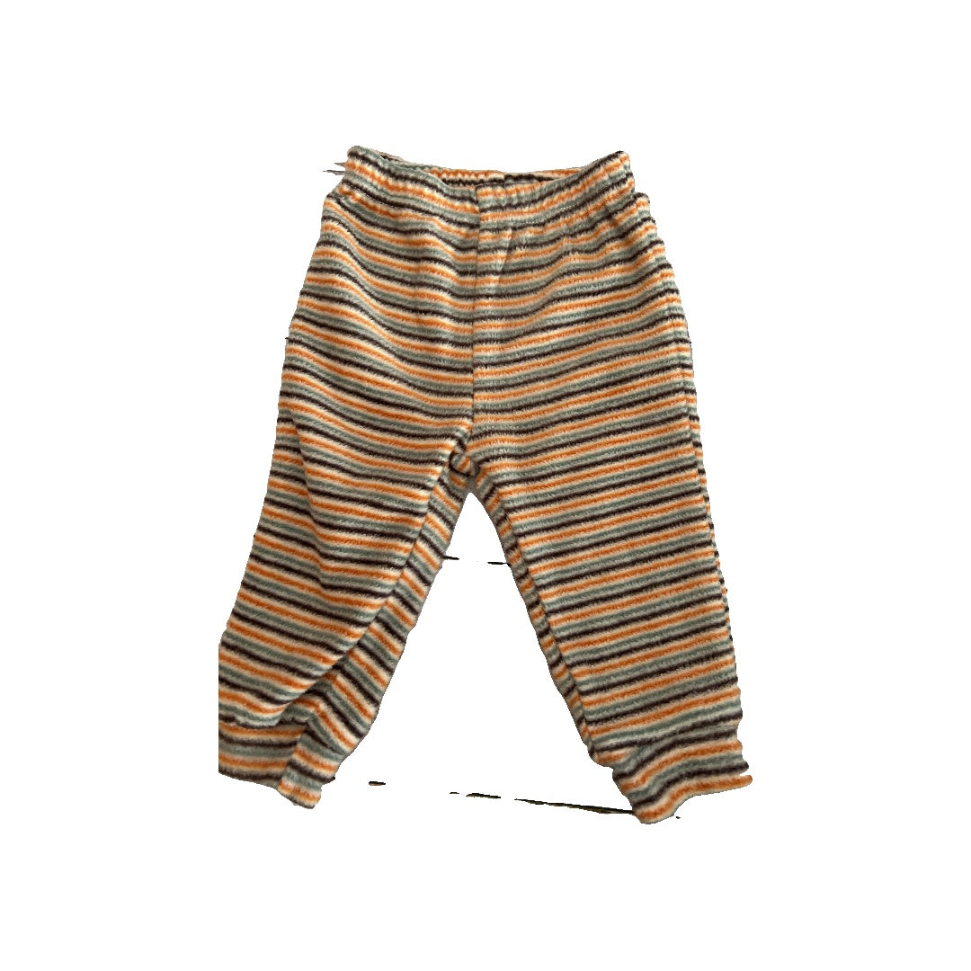 Chick Pea Boys orange | Blue | Stripe Pants Size: 6-9 months orange | Blue | Stripe
