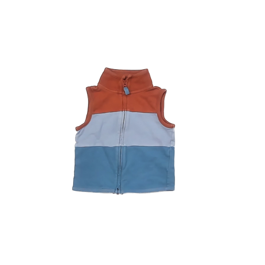 Carter's Boys Orange | Blue Vest Size: 18 Months Orange | Blue