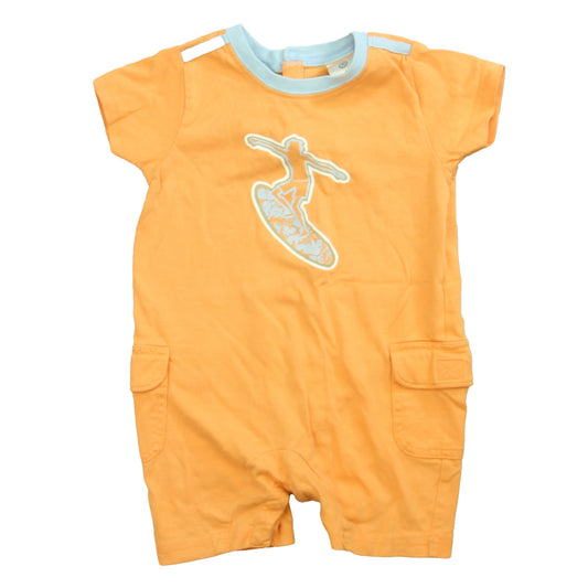 Hanna Andersson Boys Orange | Blue Romper Size: 6-12 Months Orange | Blue