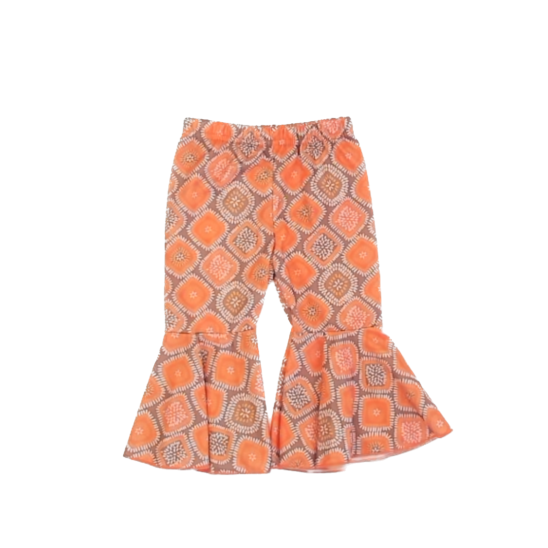 Unknown Girls Orange | Brown Pants Size: 90 (18-24M) Orange | Brown