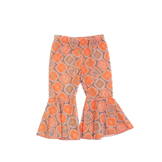 Unknown Girls Orange | Brown Pants Size: 90 (18-24M) Orange | Brown