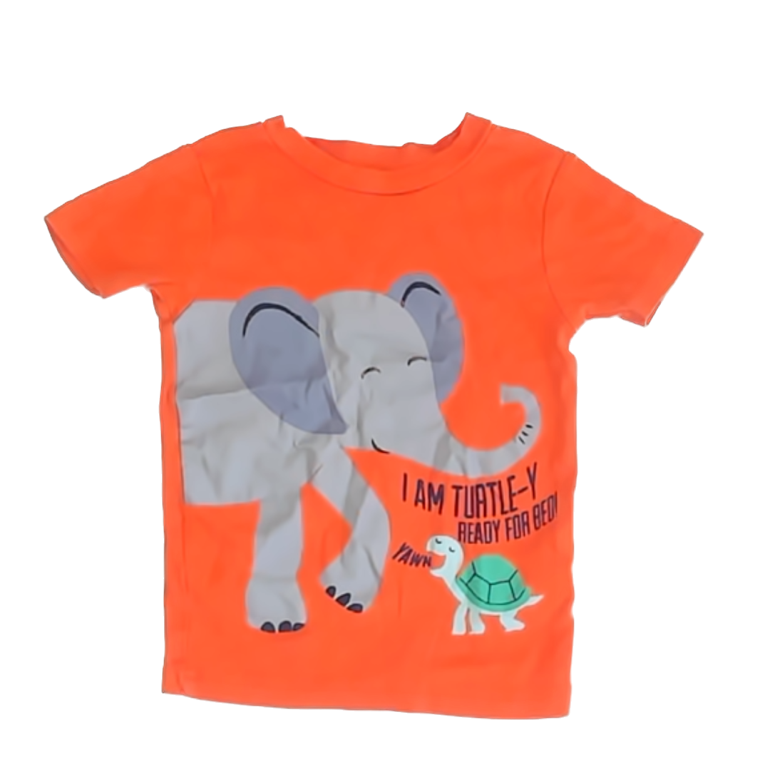 Carter's Boys Orange | Elephant T-Shirt Size: 3T Orange | Elephant