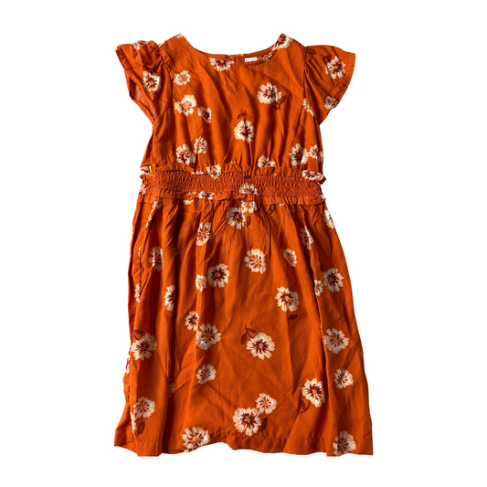 Carters Girls orange | Flowers Dress Size: 5T orange | Flowers