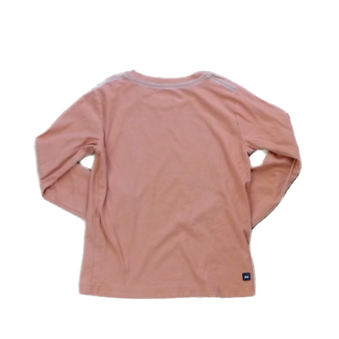 Tea Collection Boys Orange | Fox on Motorcycle Long Sleeve Shirt Size: 6 Years Orange | Fox on Motorcycle